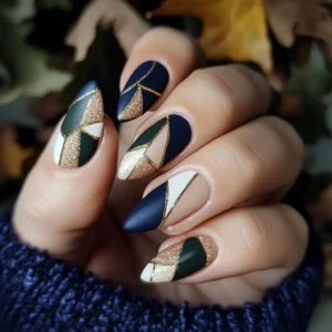 Cool fall nail design