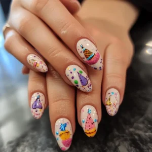 Cute Birthday Nails
