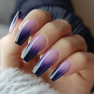 Ombre Birthday Nails
