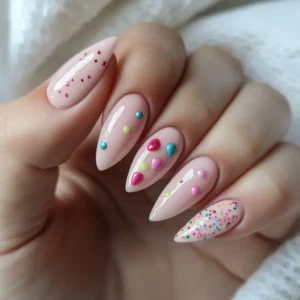 Simple Birthday Nails