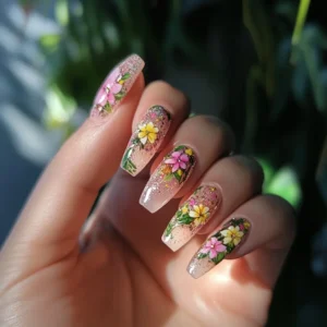 Spring Birthday Nails