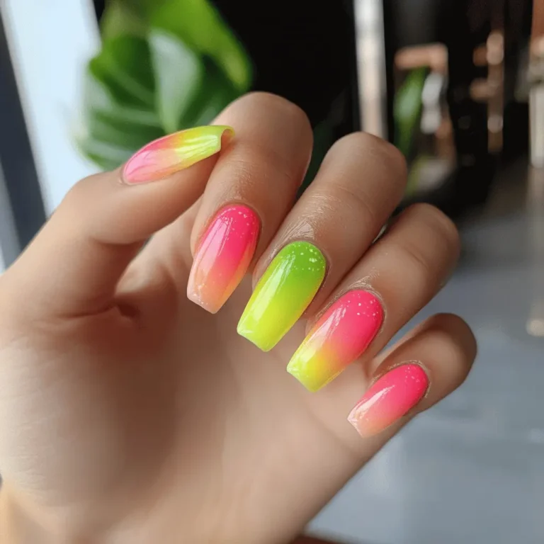 Summer Ombre Nails