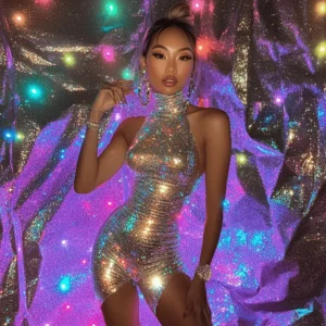 Y2K Dress to Impress Glitter and Glam Look