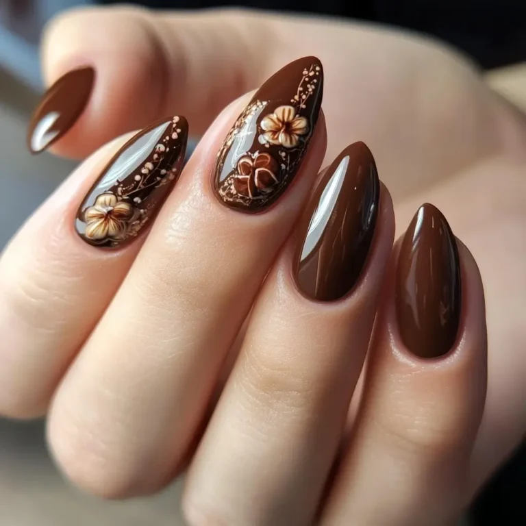 Brown Nails Design