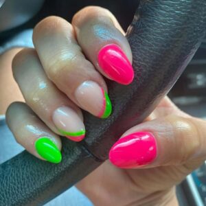 almond nails designs