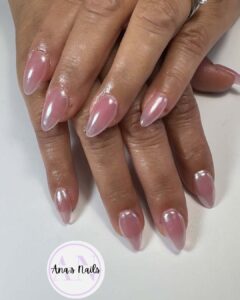 almond nails designs