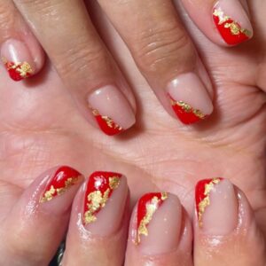 red nail designs