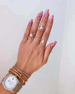 pink nail designs