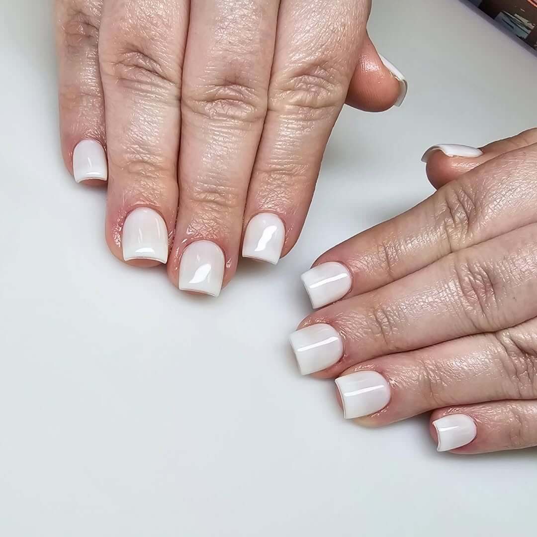 white nails