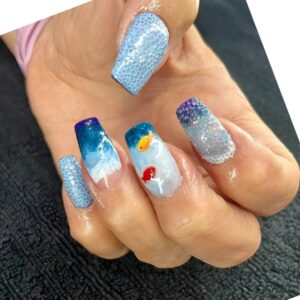 Ocean-Inspired Nail Foils
