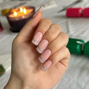 Negative Space French Tips