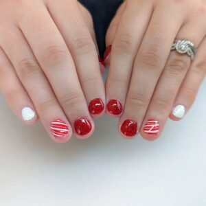 red nail designs
